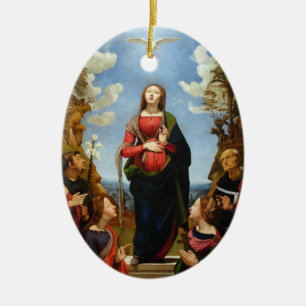 GLORE ZUR IMMAKULATEN KONZEPTION KERAMIK ORNAMENT