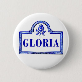 Gloria, Granada-Straßenschild Button