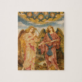 Gloria in Excelsis (1893) von Evelyn De Morgan  Puzzle