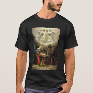 Gloria In Excelsis Deo Weihnachten Krippe Lateinis T-Shirt