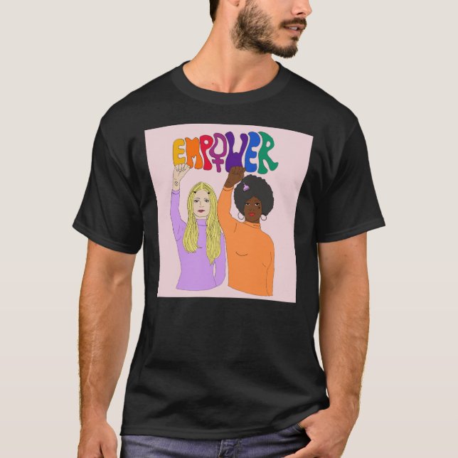 Gloria Steinem und Dorothy Pitman Hughes Empower S T-Shirt (Vorderseite)