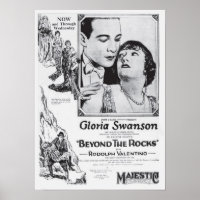 Gloria Swanson 1922 Vintager Film und Poster