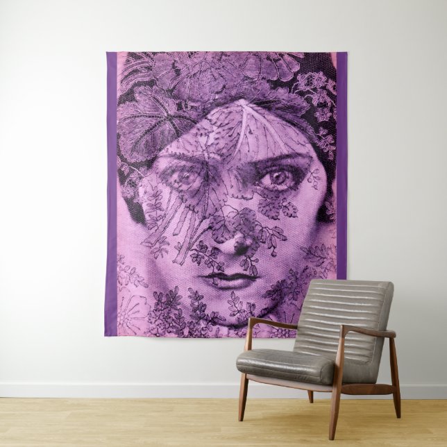 Gloria Swanson in der Lavendel Wandteppich (Beispiel)