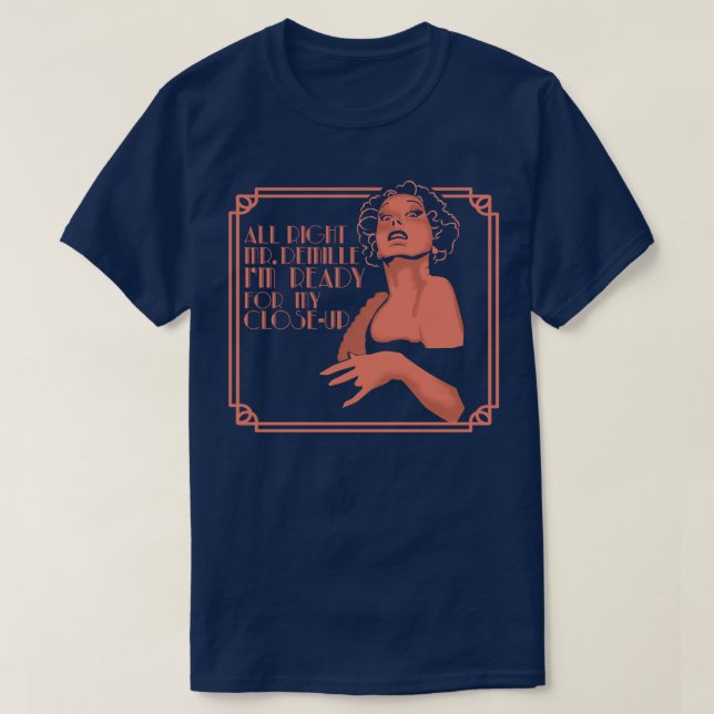Gloria Swanson Sunset Boulevard T-Shirt (Design vorne)