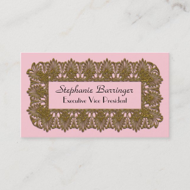 Gloriaphae Piza Elegante Beruflich Visitenkarte (Vorderseite)