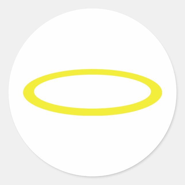 Gloriole Runder Aufkleber (Vorderseite)