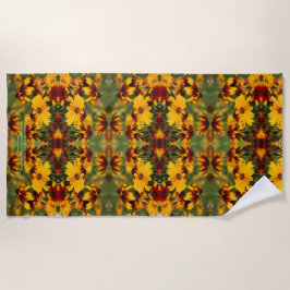 Gloriosa Gänseblümchen, großes Muster Strandtuch