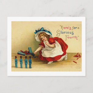 Glorious Amerikanische Unabhängigkeitstag Grußkart Postkarte