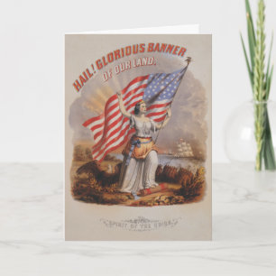 Glorious Banner! - Grußkarte Karte