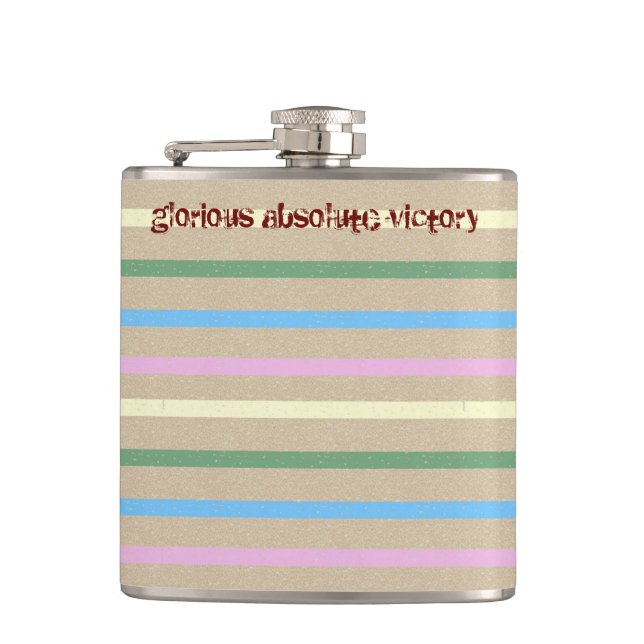 Glorious Flask of Absolute Siege Flachmann (Vorderseite)