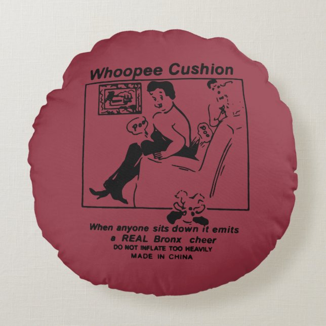 Glorious gas cushion (wirbelkissen) rundes kissen (Vorderseite)