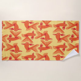 "Glorious Goldfish" Strandtuch