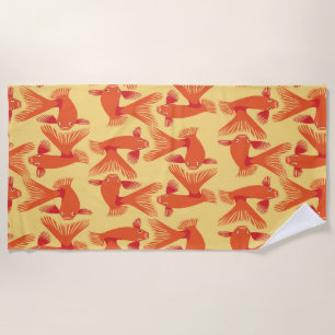 "Glorious Goldfish" Strandtuch