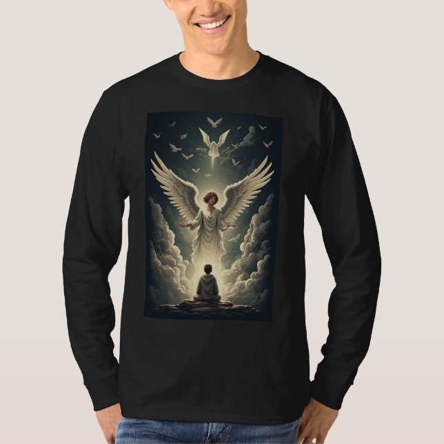 Glorious Heavenly Angels Men's Long Sleeve Tee  (Vorderseite)