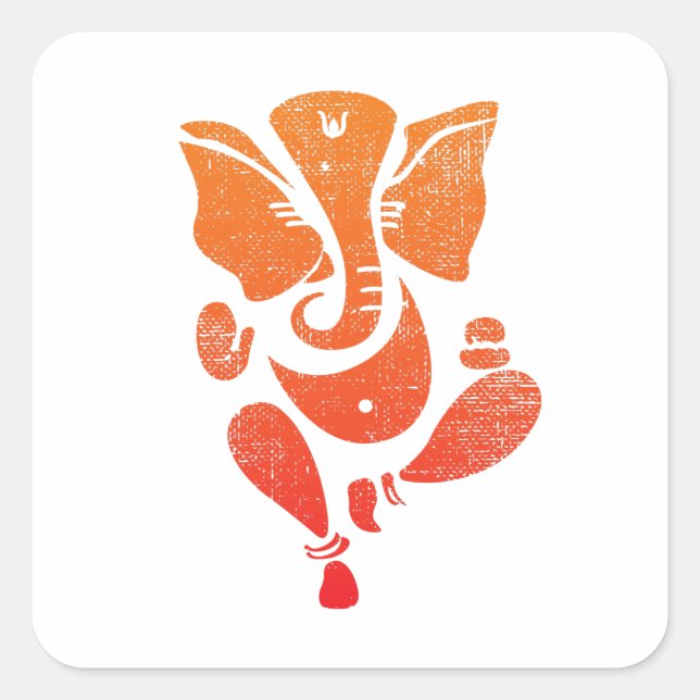 Glorious Lord Ganesha Sticker (Vorderseite)