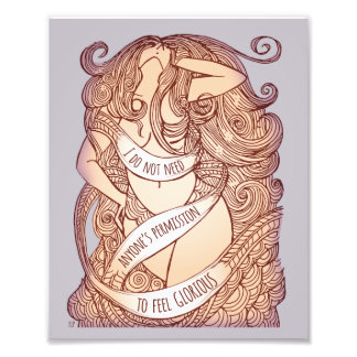 Glorious Medium Print in Lilac Fotodruck