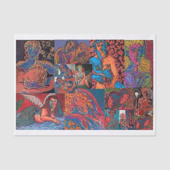 Glorious Nudes!!Tissue Paper #2 Seidenpapier (Vorderseite)