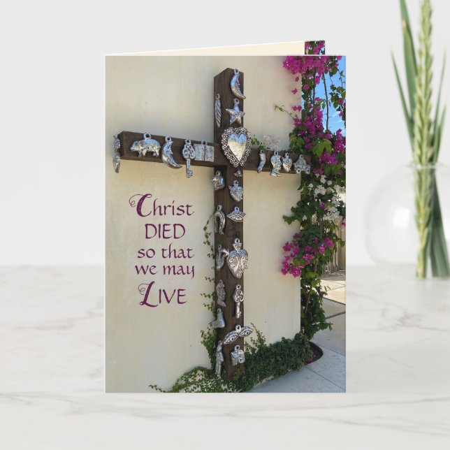 Glorious Resurrecrecrecrecrection Osterkarte Feiertagskarte (Vorderseite)