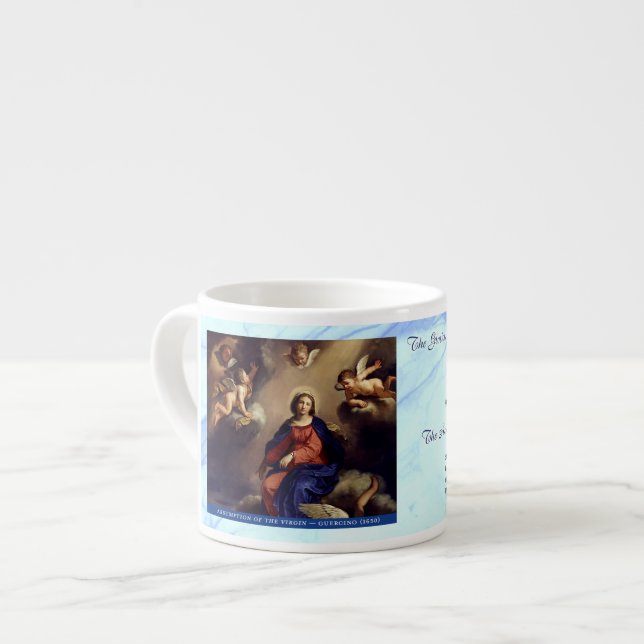 Glorious Rosary Mysteries Item #4: Assumption Espressotasse (Vorderseite Links)