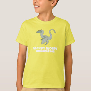 Glorpy Worpy Microraptor Dino T-Shirt