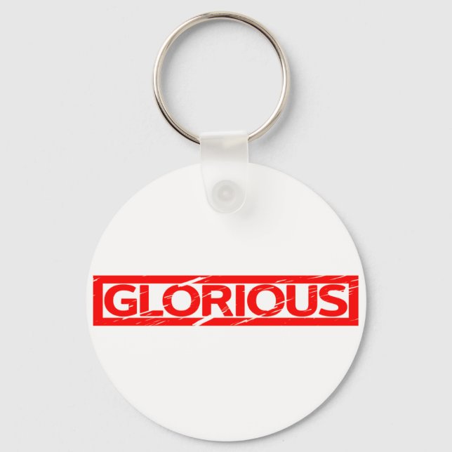 Glorreiche Briefmarke Schlüsselanhänger (Vorderseite)