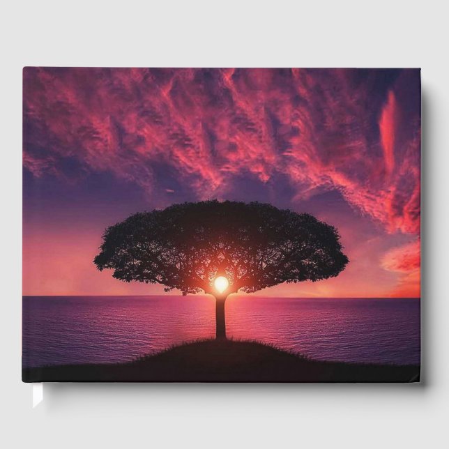 Glorreiche Einstellung Sun Funeral Gästebuch (Vorderseite)