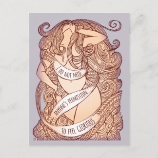 Glorreiche Postkarte in Lilac