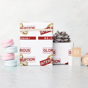 Glorreiche Unterbrechung: Ein goldener Anfang Geschenkpapier