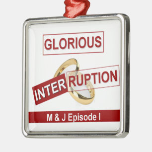 Glorreiche Unterbrechung: Ein goldener Anfang Ornament Aus Metall