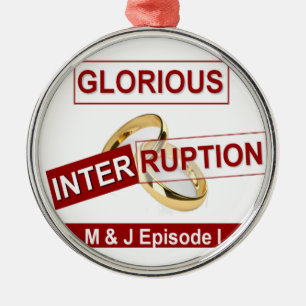 Glorreiche Unterbrechung: Ein goldener Anfang Ornament Aus Metall