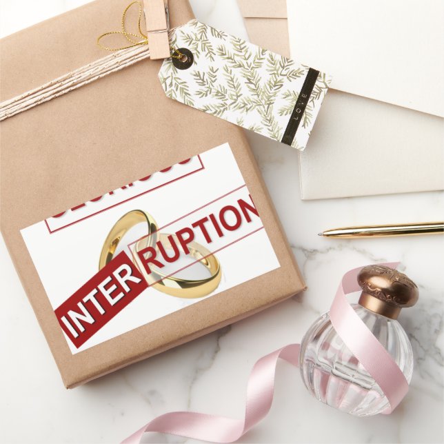 Glorreiche Unterbrechung: Ein goldener Anfang Rechteckiger Aufkleber (Schenken)