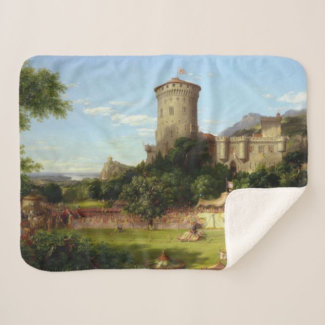 Glorreiche Vergangenheit (mittelalterliche Burg &  Sherpadecke (Vorderseite (Horizontal))