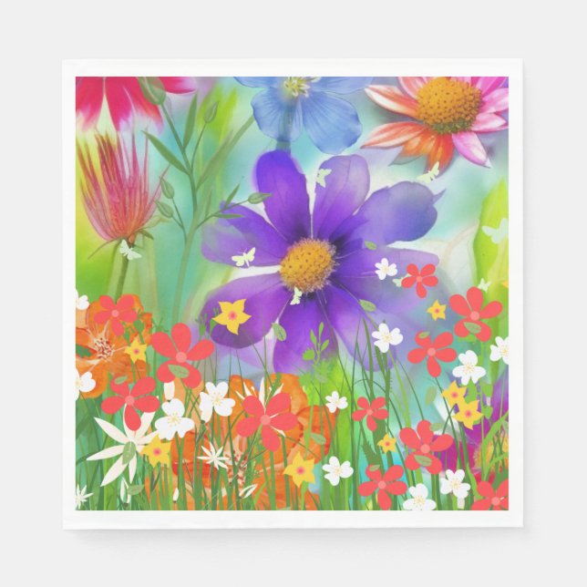 Glorreicher Frühling Serviette (Vorderseite)