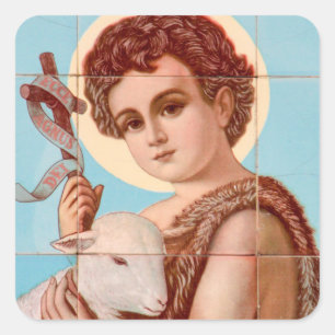 GLORY AUF DEM LAMB CLASSIC ROUND STICKER