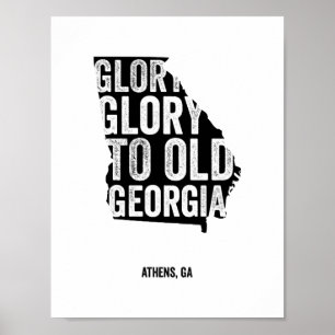 Glory Glory (schwarz) Poster