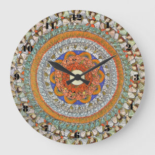 glory to hildegard of bingen große wanduhr