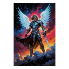 Gloryblade Archangel Michael Poster