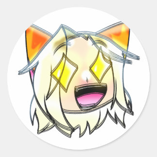 Gloryheart-Hyper-Aufkleber Runder Aufkleber