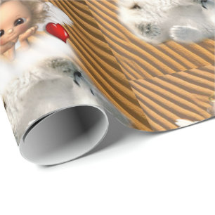Glosswrapping Paper Angel Geschenkpapier