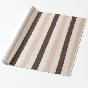 Glosswrapping Paper Brown Beige White Geschenkpapier