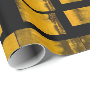 Glosswrapping Paper Burnt Gelb Geschenkpapier