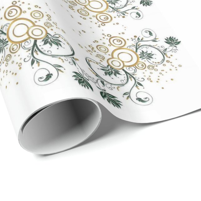 Glosswrapping Paper Floral Geschenkpapier (Rolleneckpunkt)