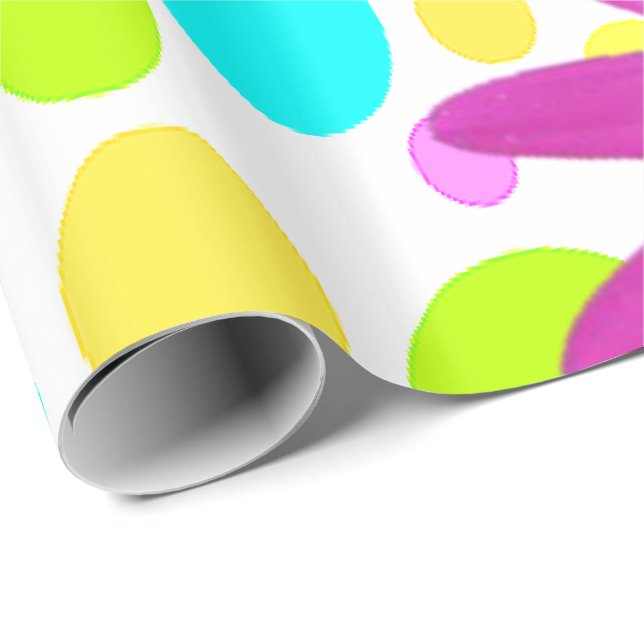Glosswrapping Paper Floral Geschenkpapier (Rolleneckpunkt)