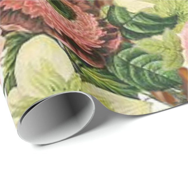 Glosswrapping Paper Floral Geschenkpapier (Rolleneckpunkt)