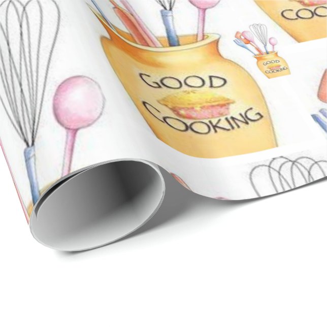 Glosswrapping Paper Good Cooking Geschenkpapier (Rolleneckpunkt)