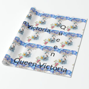 Glosswrapping Paper, Queen Viktorianisch Bloral Geschenkpapier