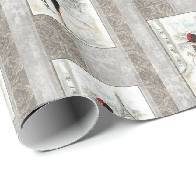 Glosswrapping Paper Viktorianisch Geschenkpapier (Rolleneckpunkt)