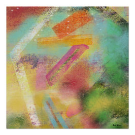 Glossy Abstrakt Poster