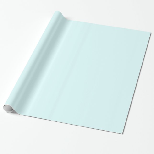 Glossy Baby Blue Wrapping Paper Geschenkpapier (Ungerollt)