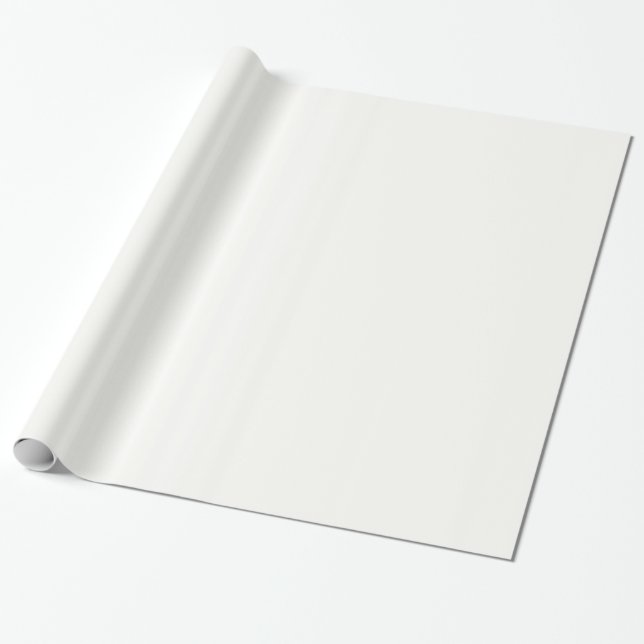 Glossy Baby Powder Whitepaper Geschenkpapier (Ungerollt)